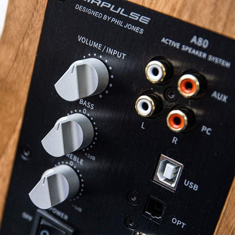 AIRPULSE エアパルス A80 (ペア) アクティブスピーカー + スピーカー
