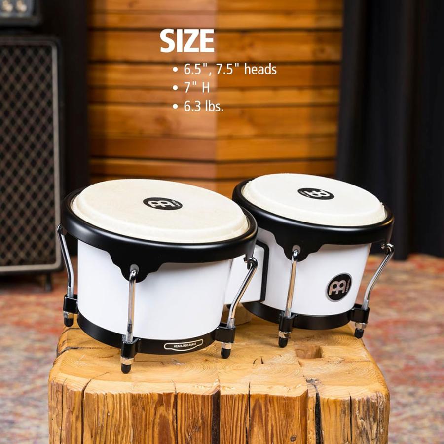 MEINL Percussion マイネル ボンゴ Journey Series Bongo HB50WH