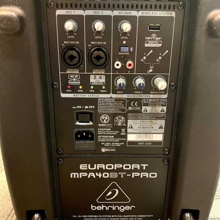 behringer mpa40bt