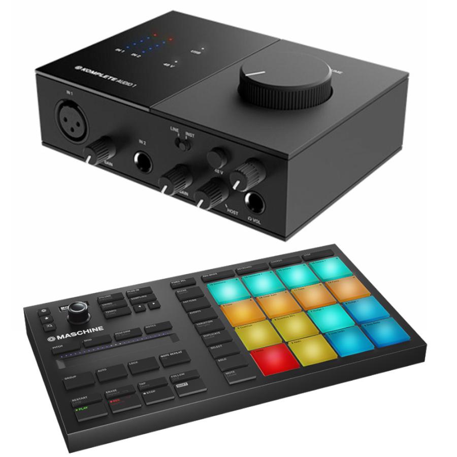 Native Instruments KOMPLETE AUDIO 1 オーディオインターフェイス + MASCHINE MIKRO MK3
