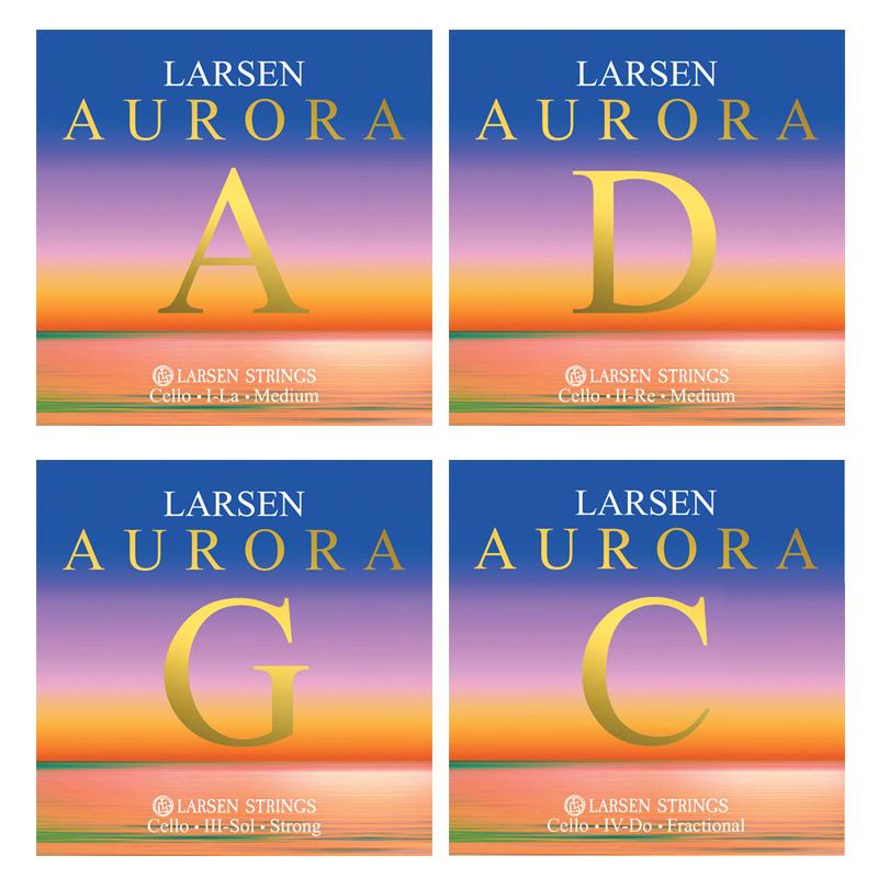 Larsen ラーセン AURORA チェロ弦セット / オーロラ A,D,G,C Larsen ラーセン AURORA チェロ弦セット / オーロラ A,D,G,C