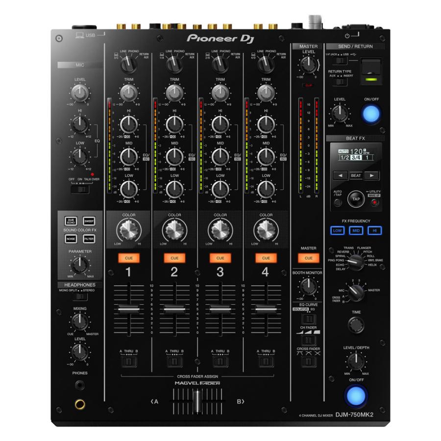 【極美品】Pioneer DJ DJM-750MK2 DJミキサー　送料込み Pioneer DJ DJM-750MK2 : 三木楽器Yahoo!ショップ - 通販 - Yahoo