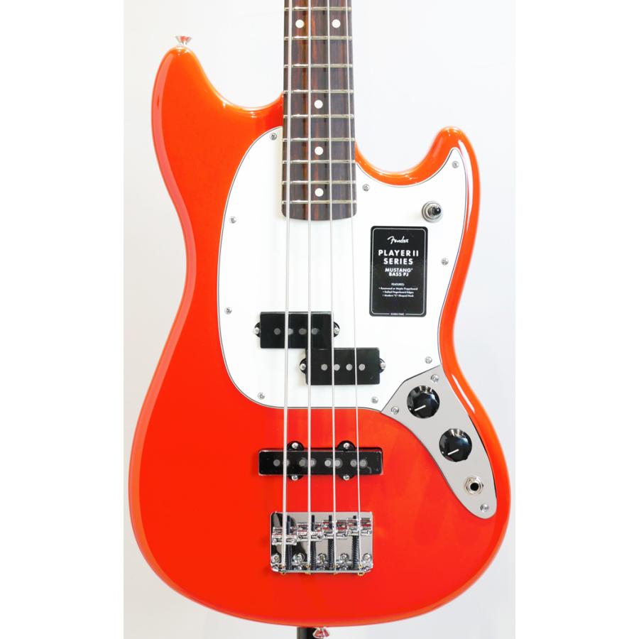 エレキベース Fender フェンダー Player II Mustang Bass PJ RW/Coral