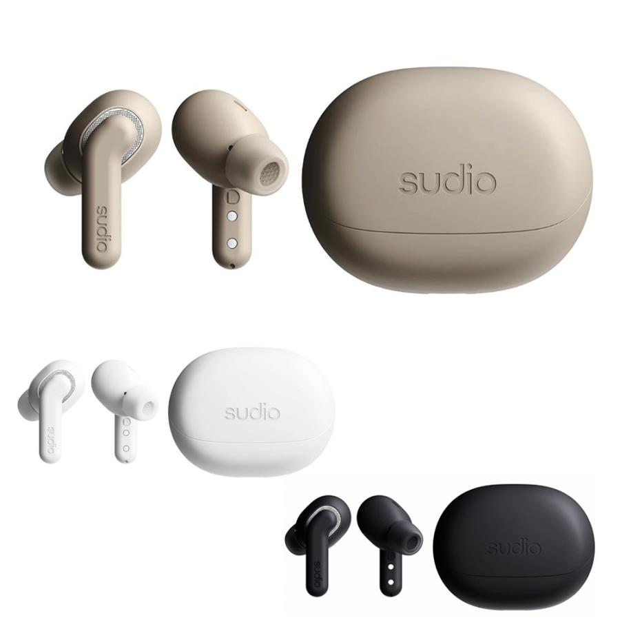 SUDIO ワイヤレス イヤホン E4 PRO (全3色) アクティブノイズキャンセ