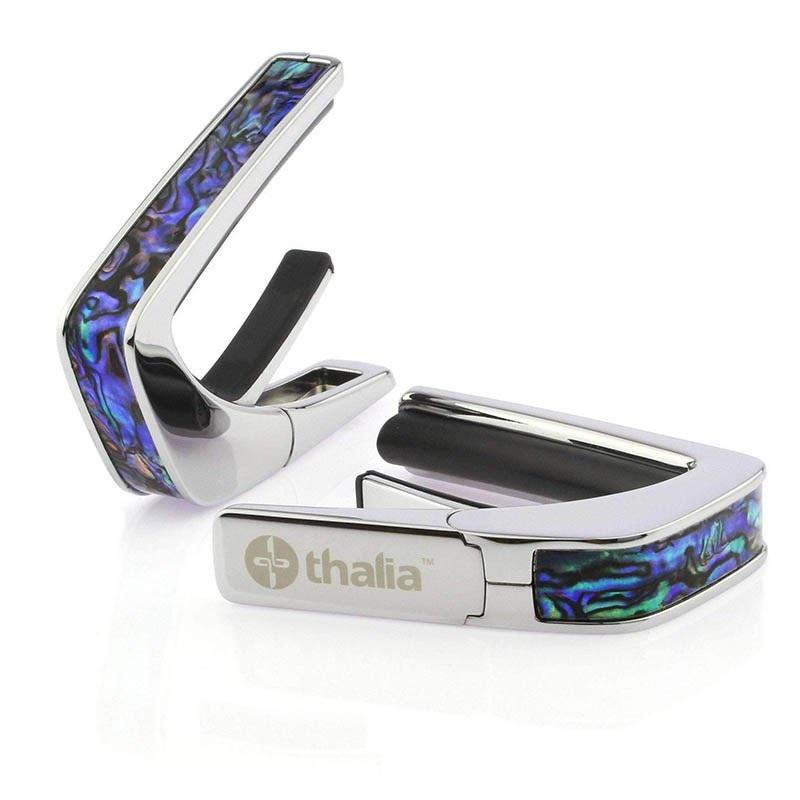 タリア カポ Thalia Capos Exotic Shell Series BLUE ABALONE ギター 12インチフレットパッド付属の画像