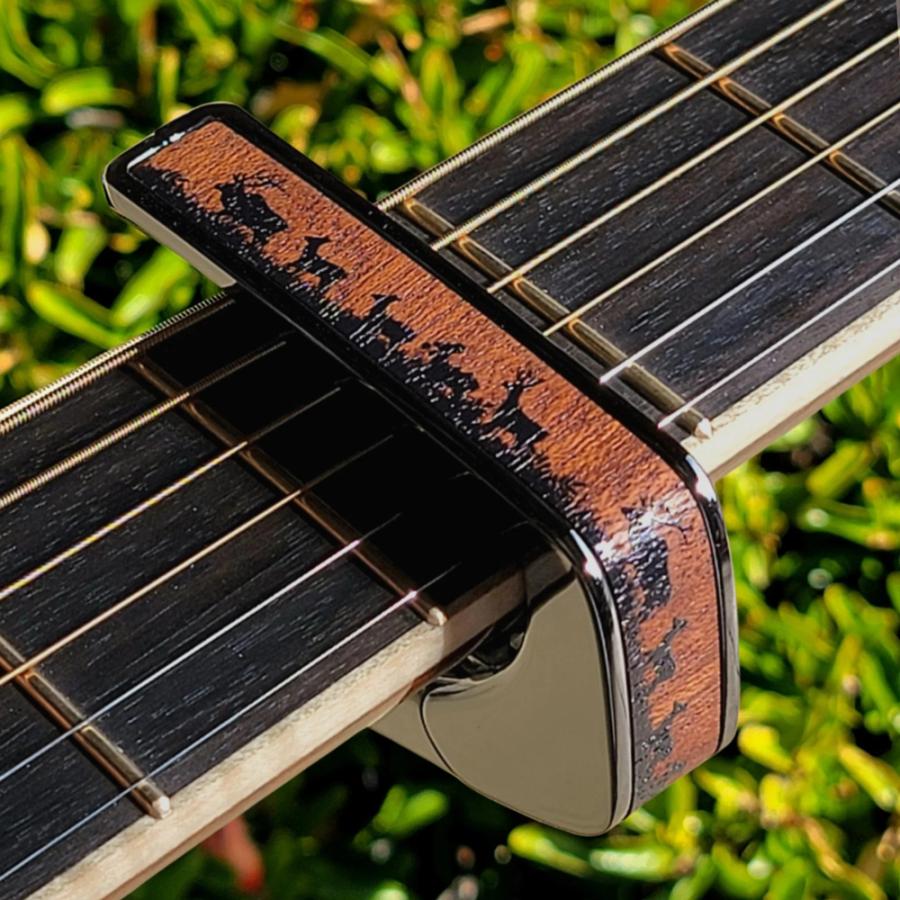 タリア カポ Thalia Capos LIMITED EDITION Elk Sapele ギター 12インチフレットパッド付属の画像