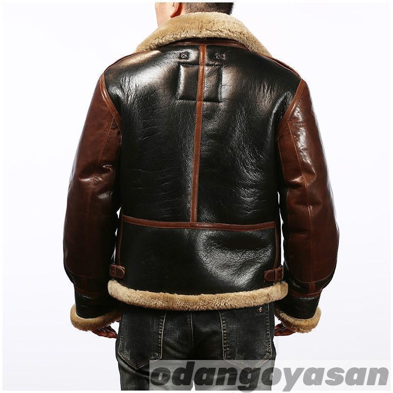 ムートンジャケット ムートコート B6 革ジャン B-6ムートン