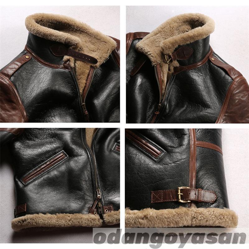 ムートンジャケット ムートコート B6 革ジャン B-6ムートン