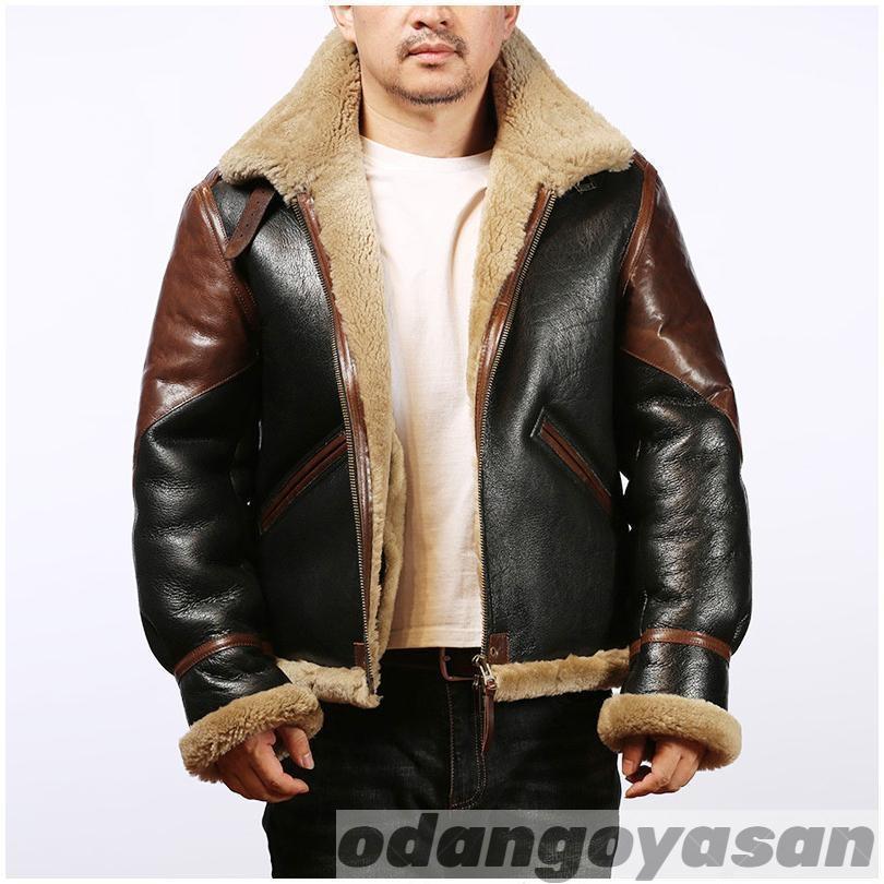 ムートンジャケット ムートコート B6 革ジャン B-6ムートン