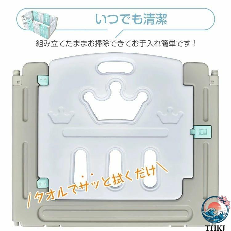 ベビーサークル キッズサークル THKJ 折りたたみ式 2 タイプ 角丸設計 簡単設置 使いやすい おすすめ 人気 便利グッズ 注目アイテム お手入れ簡単 快適の画像