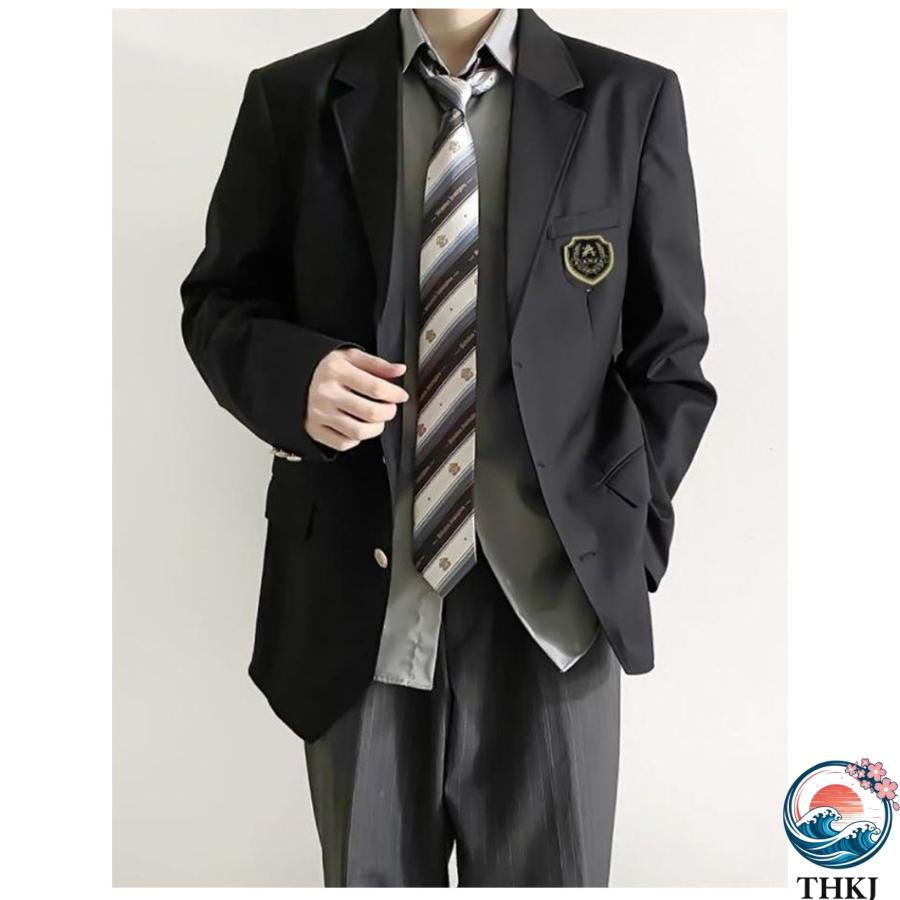 学生服 ロングパンツ 紺 スクールジャケット ブレザー 男子高校制服 5