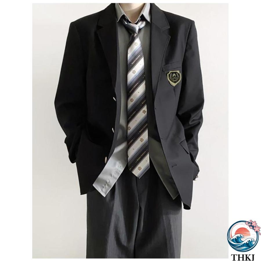 学生服 ロングパンツ 紺 スクールジャケット ブレザー 男子高校制服 5