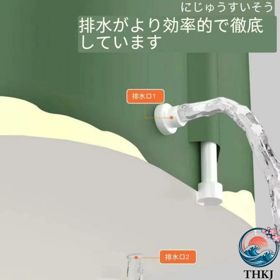 大人用 折りたたみ式 入浴桶 薬浴用 大容量 コンパクトサイズ バスタブ代用 全身入浴可能 家庭用 使いやすい おすすめ 人気 便利グッズ 注目アイテム_11