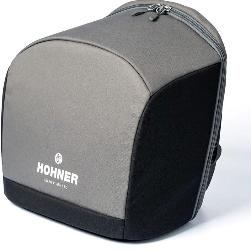 HOHNER XS ハンディ アコーディオン ダークグレー \u0026 ホワイト ボタンキー 21ボタン 小型 ホーナー クリーニングクロスプレゼント 【取り寄せ商品】_7