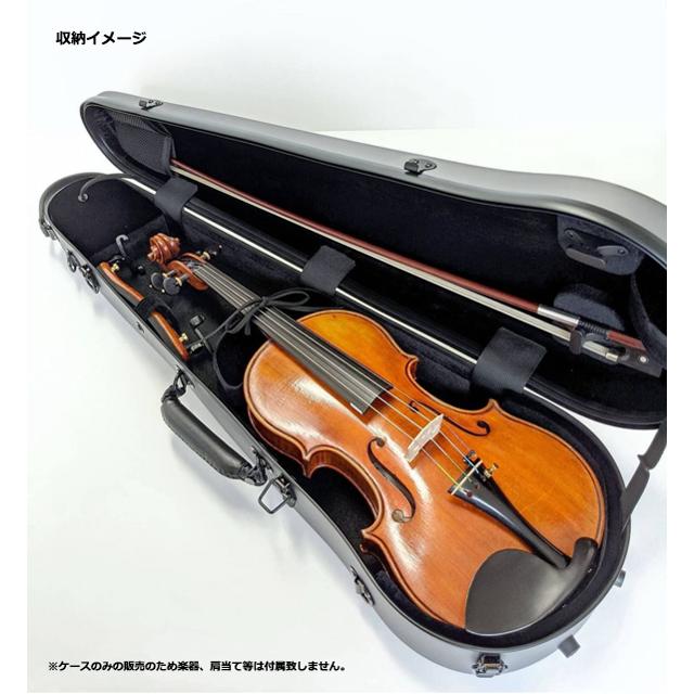Carbon Mac CFV-1 バイオリン ホワイト ハードケース 四角タイプ 白色 リュック サイズ violin case white WH セット A　北海道 沖縄 離島 代引き不可