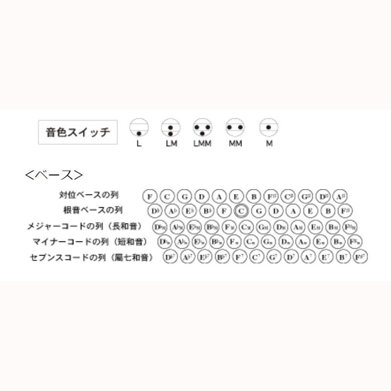 TOMBO GT-60B トンボ アコーディオン Grandaile コスモグレーパール 34鍵 グランデール クリーニングクロスプレゼント 【取り寄せ商品】_1
