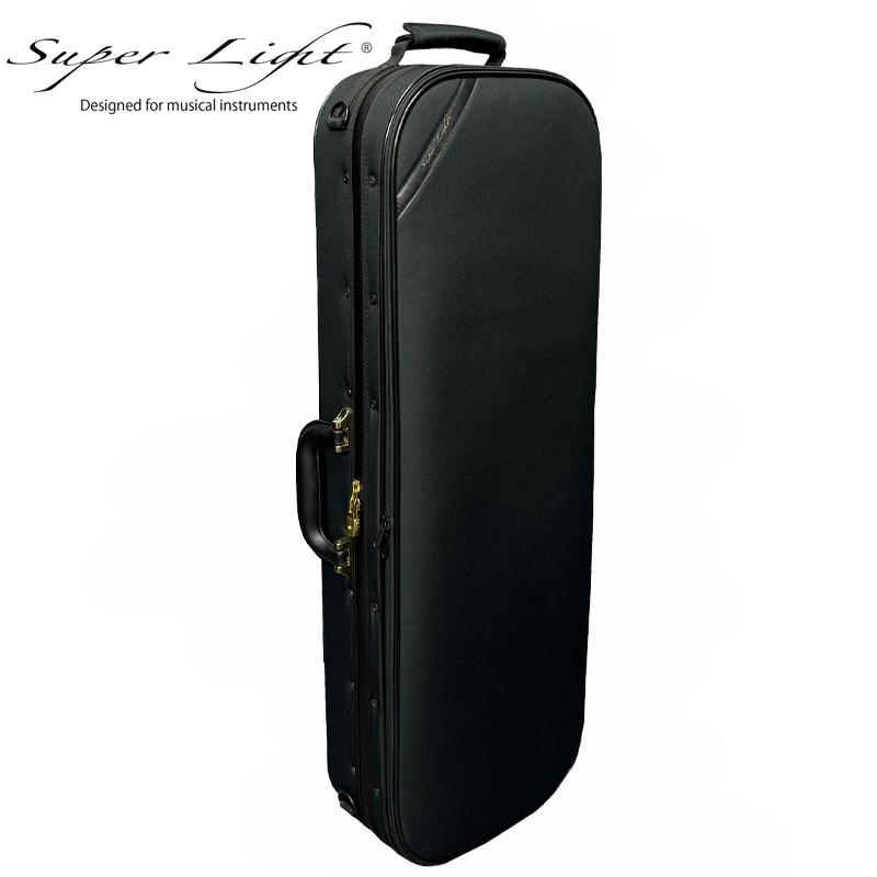 数回持ち出し品　スーパーライト　バイオリン　ケース　ブラック スーパーライト (Super Light) 【ブラック】 長方形 バイオリン用 軽量