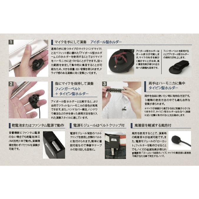 オリジナルクロスプレゼント！】 SUZUKI ハーモニカマイクセット HMH