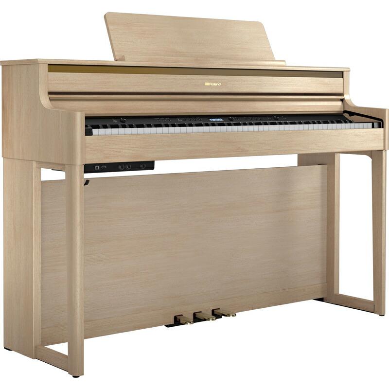 【美品】Roland HP704 ピアノマット付き ローランド（Roland） Roland HP704-LAS 【ピアノマットセット】 電子