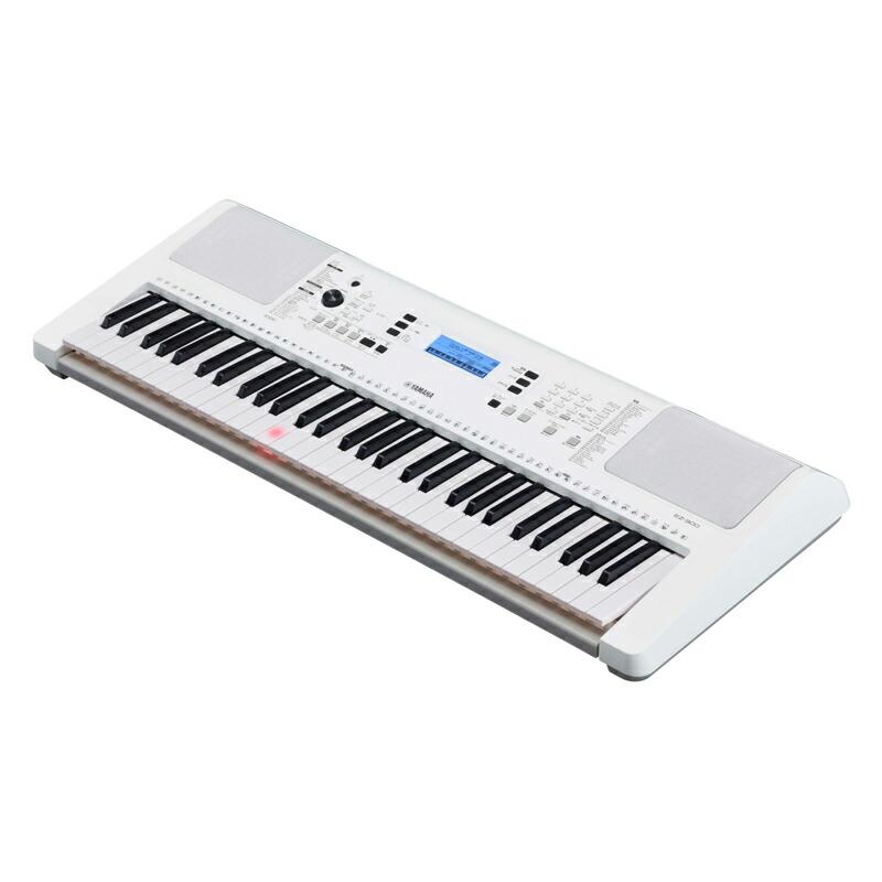 YAMAHA  EZ-300【ヘッドフォン(ATH-S100WH)、楽器クロスセット】ヤマハ 61鍵 キーボード 光る鍵盤 PORTATONE（ポータトーン）｜mikidjs｜04
