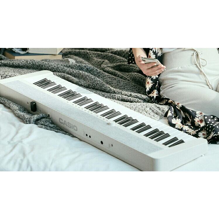 CT-S1WE 【楽器クロスセット】 キーボード ホワイト カシオ 61鍵盤 白 【電気ピアノ】