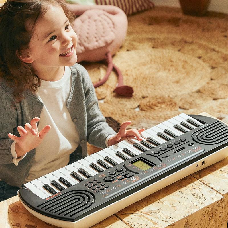 CASIO（カシオ） SA-81 ブラック ミニ鍵盤キーボード 【専用AC