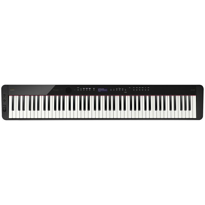 CASIO PX-S3100BK【ヘッドフォン(ATH-S100)、オリジナル巾着、楽器クロスセット】カシオ Privia (プリヴィア) 電子ピアノ ブラック『ペダル・譜面立て付属』