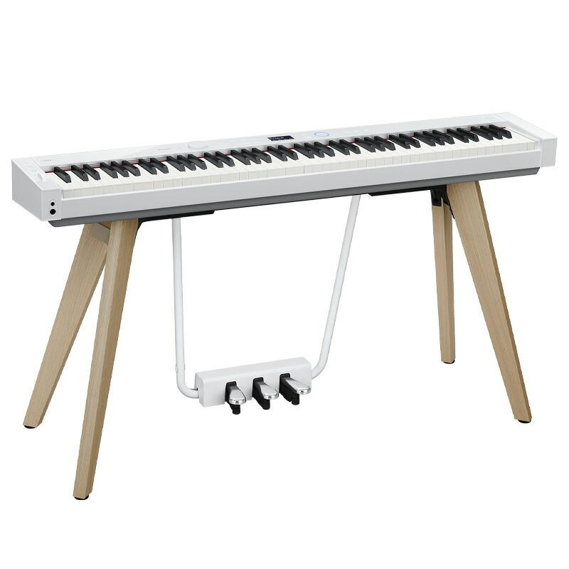 CASIO PX-S7000WE 【ヘッドフォン、楽器クロス、巾着セット】 カシオ ホワイト 木製鍵盤 電子ピアノ 【配送設置無料(沖縄・離島納品不可)】の画像