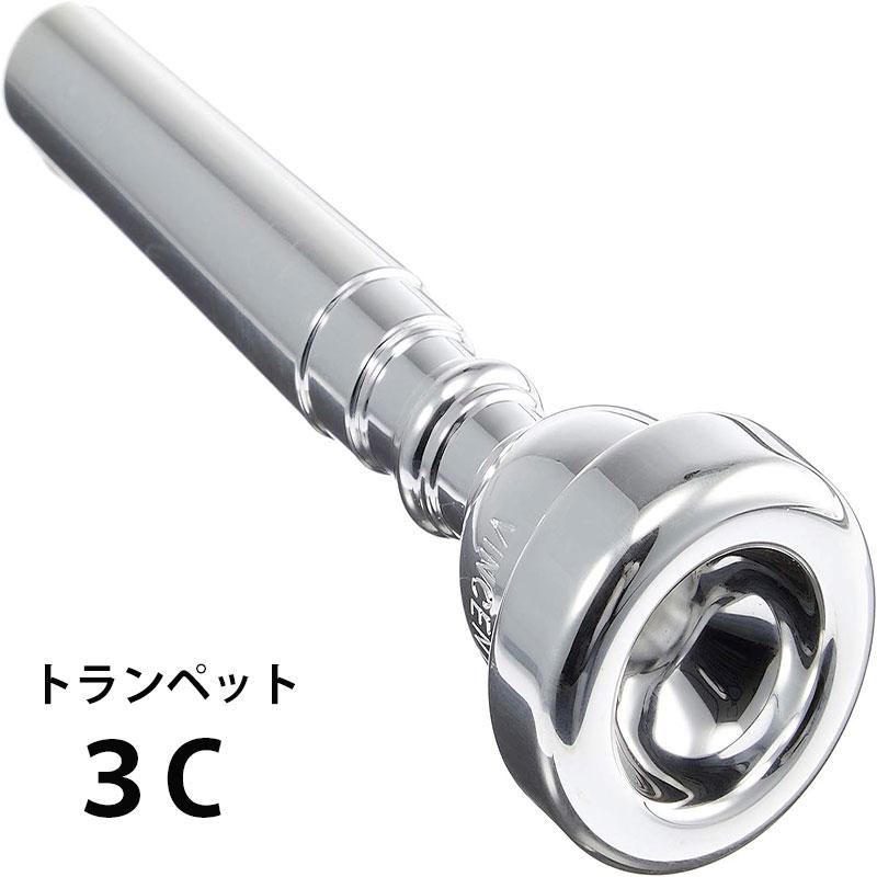 Bach バック トランペット マウスピース 3C 銀メッキ仕上げ : 三木楽器