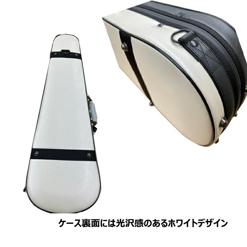 (エレガンス2トーン) スーパーライト ( Super Light ) Shaped ケース バイオリン用 軽量 セミハードケース (4/4 三角型) |  | 06
