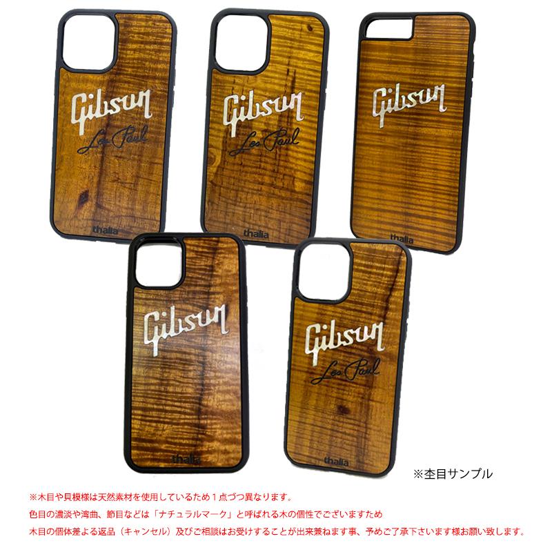 予約販売品 Thalia タリア Iphoneケース a Curly Hawaiian Koa Les Paul Script Engraved Gibson社オフィシャルライセンス 高知インター店 Elpqs Com