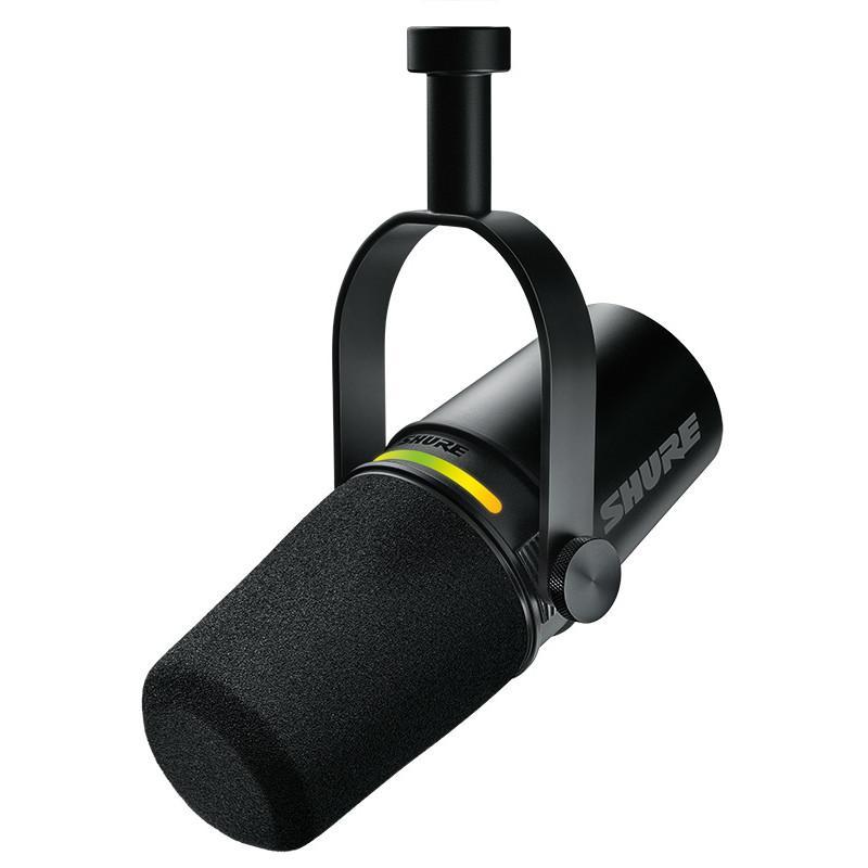 ポッドキャスト USB-C XLR ダイナミック マイク SHURE シュアー MV7+- 