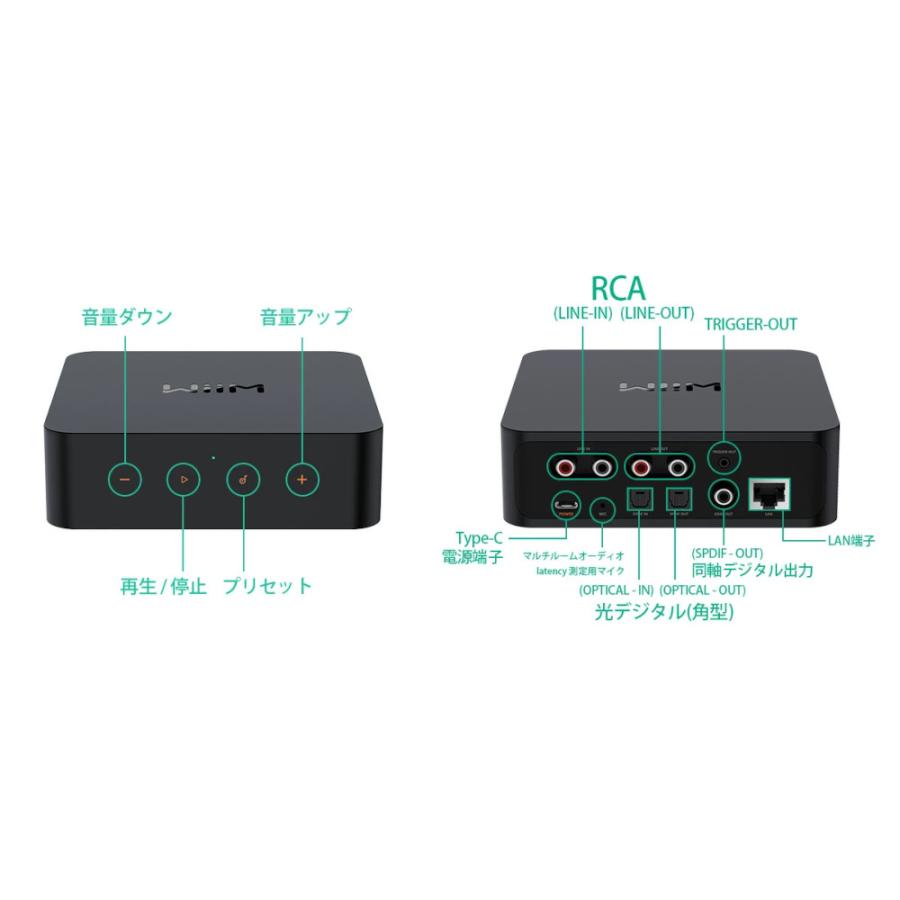 WiiM Pro Plus With Remote ウィーム マルチルームネットワーク WiiM Pro Plus With Remote ウィーム マルチルームネットワーク