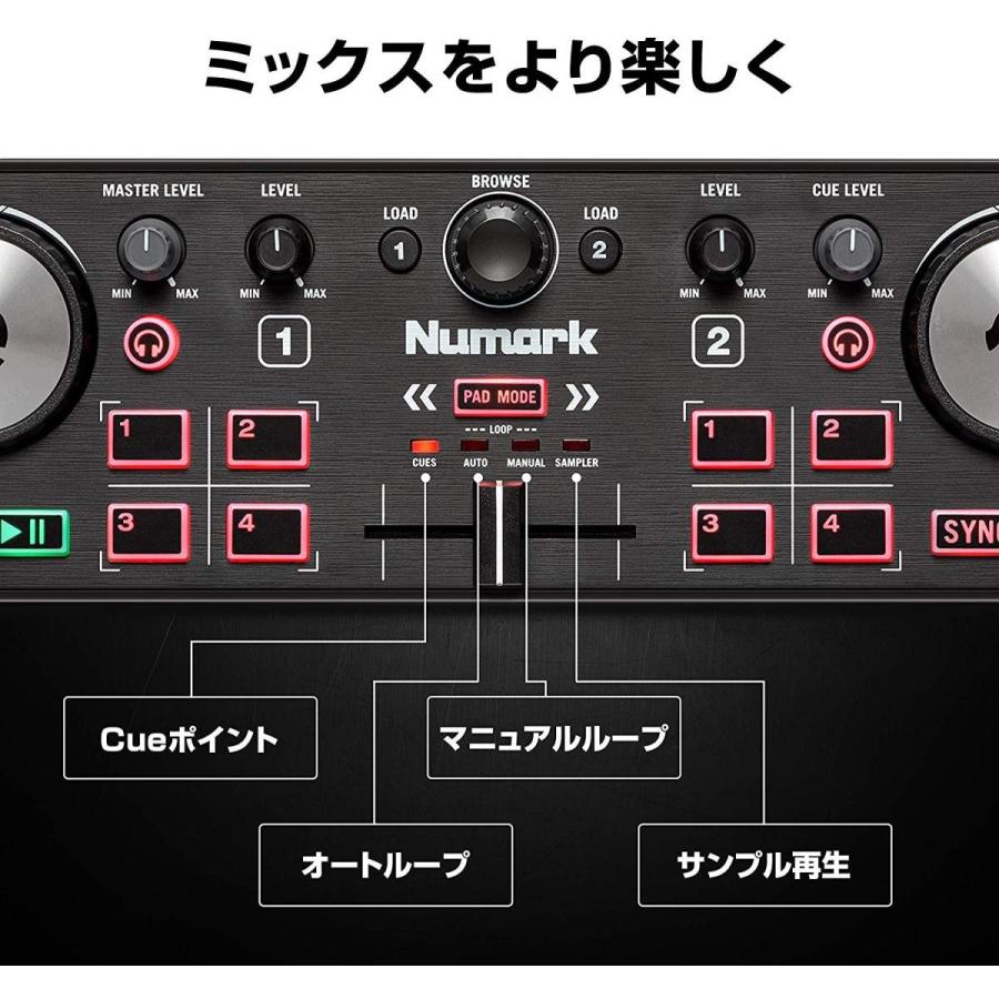 Numark コンパクト DJコントローラー DJ2GO2 Touch タッチセンシティブ・ジョグホイール搭載 Serato対応  :0676762192316:DZONE Yahoo!ショップ - 通販 - 