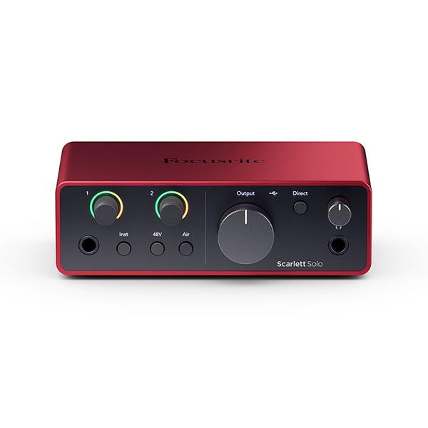Focusrite オーディオ インターフェイス Scarlett Solo 4th Gen Focusrite オーディオ インターフェイス Scarlett Solo 4th Gen