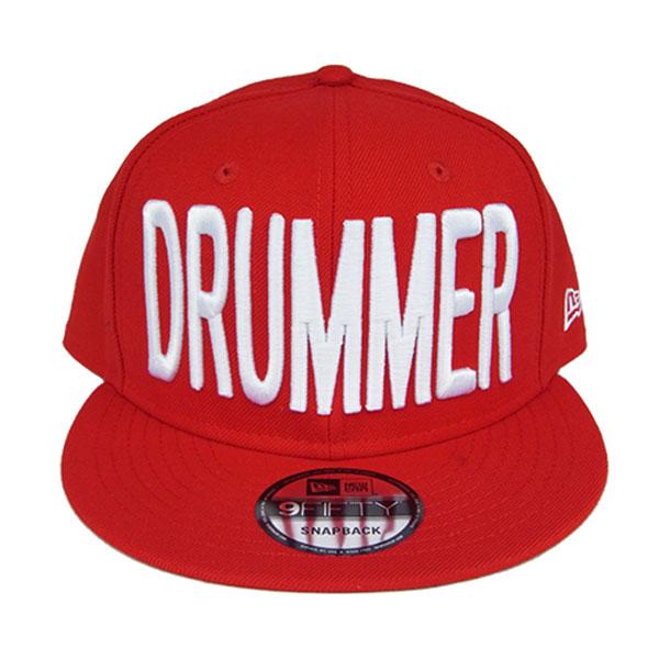 NEW ERA × DRUMMERS TOP TEAM MAKE コラボ キャップ (レッド) サイズ調節可能｜mikigakki｜02