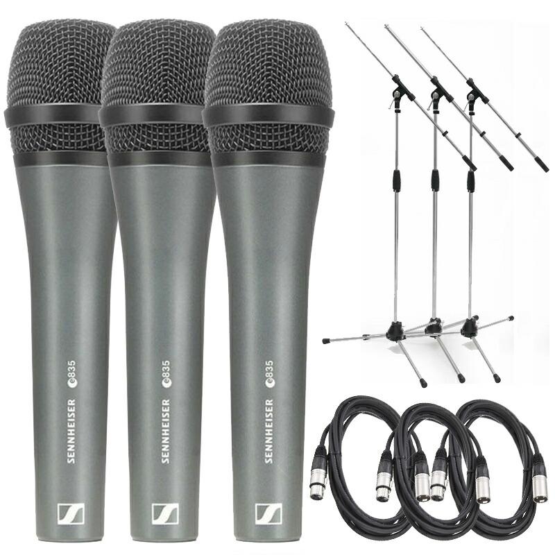 SENNHEISER E835 ダイナミックマイク xlrケーブル 全ての