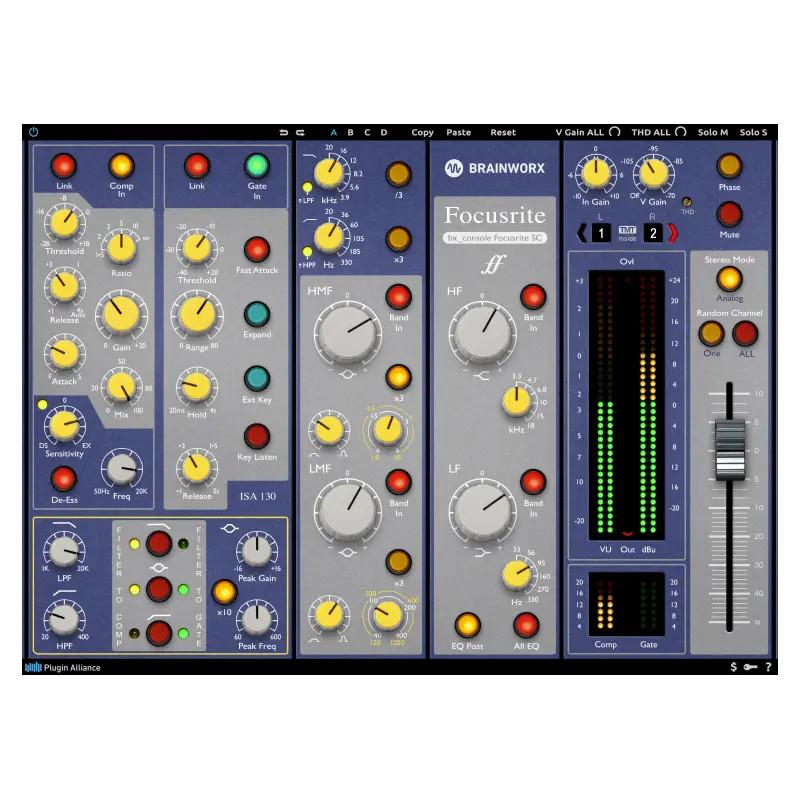《キャンペーン中 〜6/30まで》Plugin Alliance Brainworx bx_console Focusrite SC ...