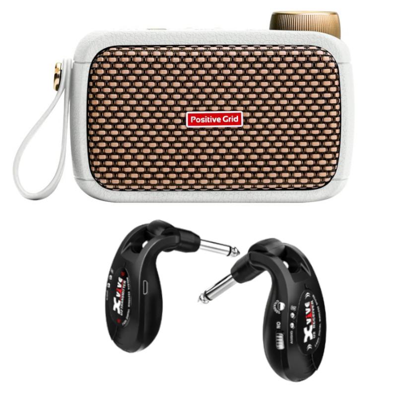 Positive Grid Spark GO Pearl + Xvive XV-U2 Set [ワイヤレス 