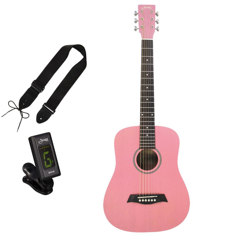 S Yairi ヤイリ Ym 02 Pk ピンク ミニアコースティックギター ソフトケース付属 チューナー ストラップセット Dzone Yahoo ショップ 通販 Yahoo ショッピング