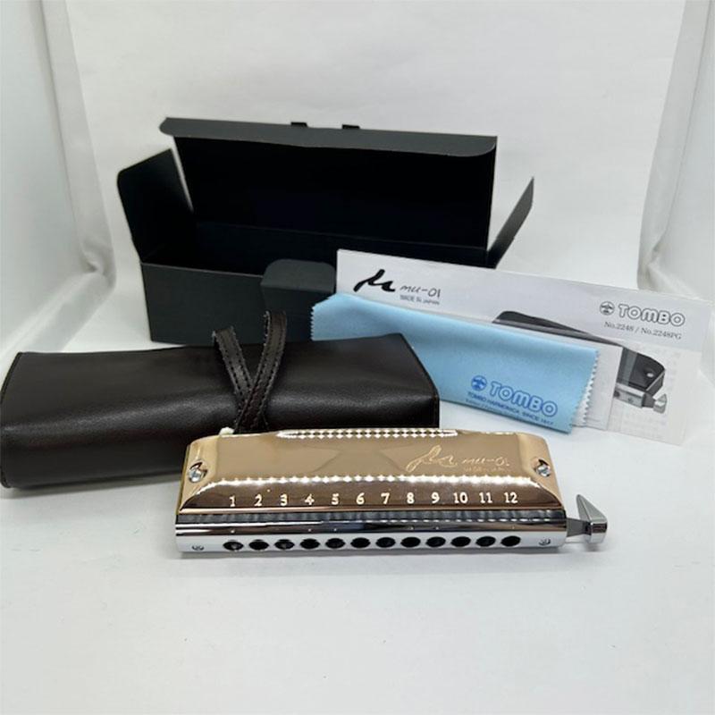 アウトレット品》 TOMBO クロマチックハーモニカ No.2248PG μ アウトレット品》 TOMBO クロマチックハーモニカ No.2248PG μ