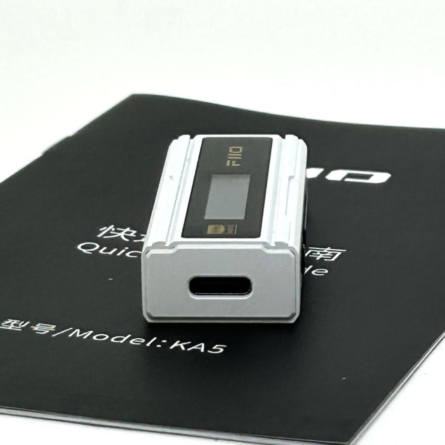 《アウトレット》 FIIO USB DAC内蔵ヘッドホンアンプ KA5 ホワイト + 専用保護ケース SK-KA5 セット｜mikigakki｜04