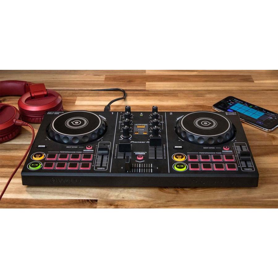 PIONEER DJコントローラー DDJ-200 + 小型卓上スタンド MK-STAND セット｜mikigakki｜03