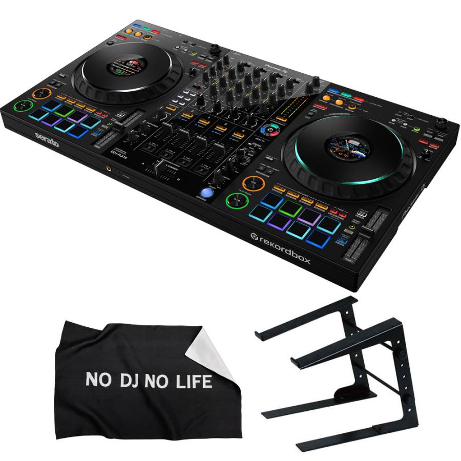 Pioneer 4CH DJコントローラー DDJ-FLX10 + PCスタンド ダスト Pioneer 4CH DJコントローラー DDJ-FLX10 + PCスタンド ダスト