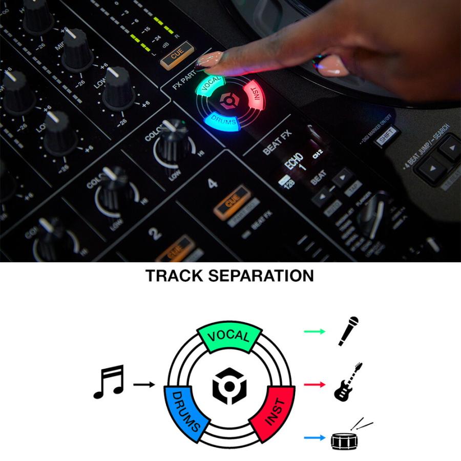 Pioneer 4CH DJコントローラー DDJ-FLX10 + PCスタンド ダスト Pioneer 4CH DJコントローラー DDJ-FLX10 + PCスタンド ダスト