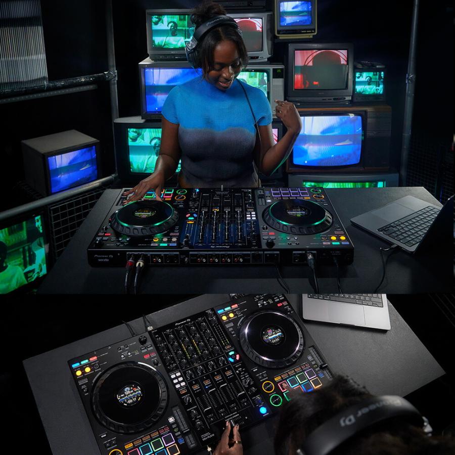 Pioneer 4CH DJコントローラー DDJ-FLX10 + PCスタンド ダスト Pioneer 4CH DJコントローラー DDJ-FLX10 + PCスタンド ダスト