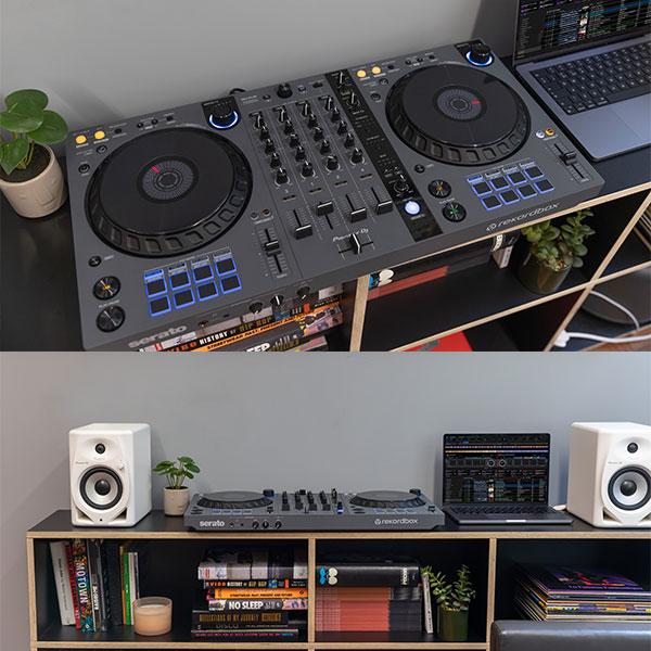 Pioneer 4CH DJコントローラー DDJ-FLX6-GT + ヘッドホン ATH-S100 + 