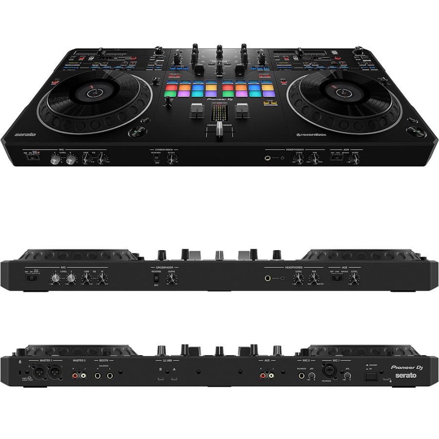 DJコントローラー DDJ-REV5 + ヘッドホン HDJ-CUE1 + ダストカバー 【ステアリングホイールクイックリリースアダプターホイールハブアダプター】 セット