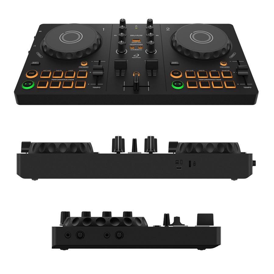 AlphaTheta DJコントローラー DDJ-FLX2 + ヘッドホン HDJ-CUE1 AlphaTheta DJコントローラー DDJ-FLX2 + ヘッドホン HDJ-CUE1