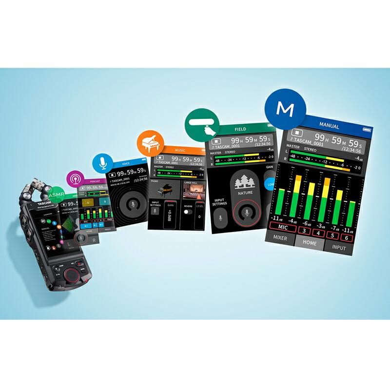 《限定数　送料無料》TASCAM タスカム Portacapture X8  + AK-BT1 リモートコントロール用Bluetoothアダプター セット｜mikigakki｜06